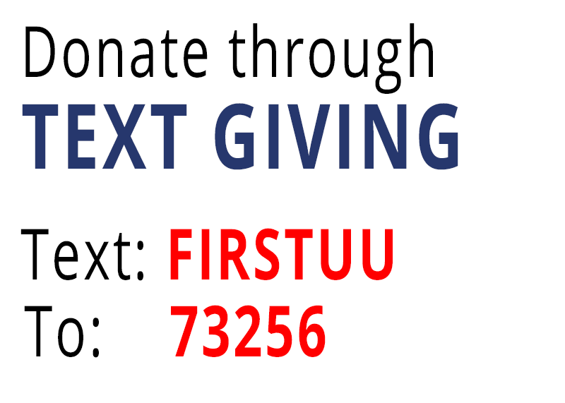 Donate through Text Giving