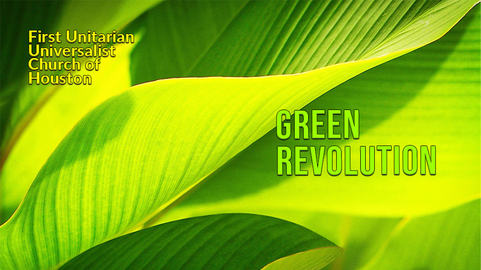 Green Revolution at First Unitarian Universalist Church of Houston - web