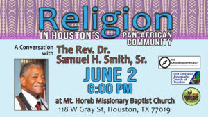 Religion in Houstons Pan African Community – fourth session