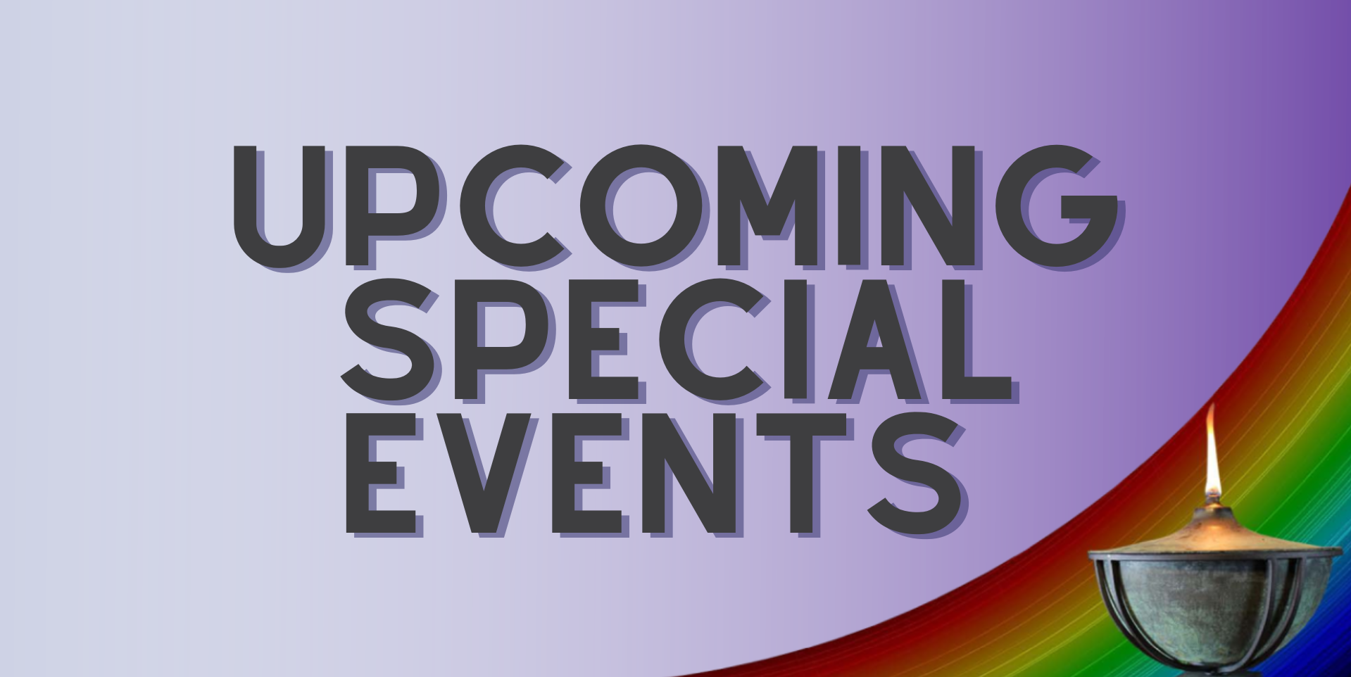 upcoming special events